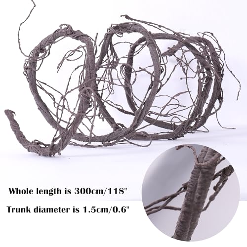 118" Bendable Artificial Grapevines Garland Tree Branches (Medium)