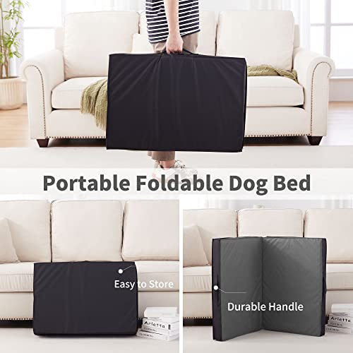 Outdoor Beds for Large Dogs (Large / Grey)