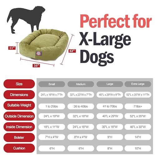 Micro Velvet Dog Bed (Apple)