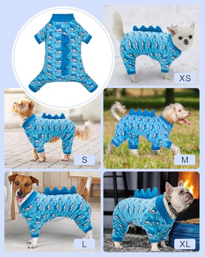 Shark Costume Dog Pajamas (X-Large / Shark style)