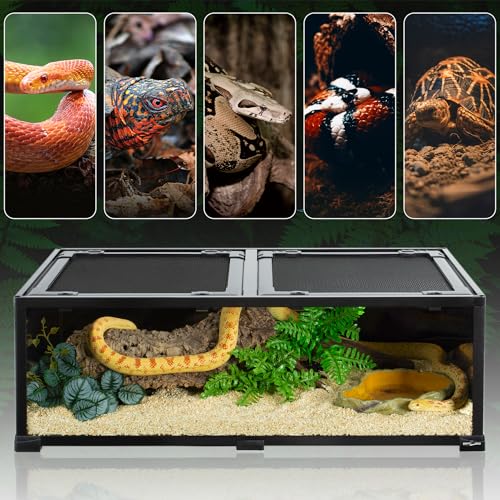 REPTIZOO 34 Gallon Glass Reptile Terrarium