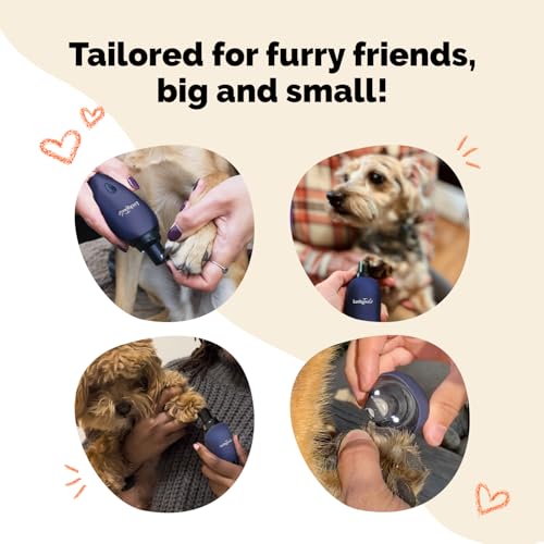 LuckyTail Dog Nail Grinder (Dark Blue)