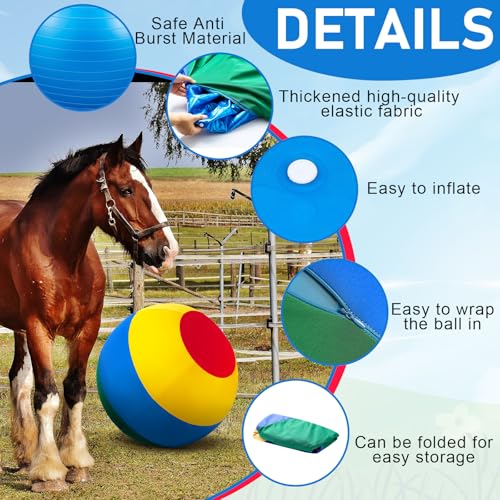 Giant 40 Inch Herding Balls with Ball Cover (Mixed Color / 40 Inch / Classic)