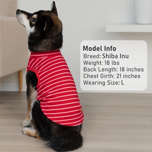 2Pack Dog Sweater for Small Dogs Soft Pet Coats Fleece Sweatshirt (Small (4-7lbs) / 9# Red+Red Stripe)