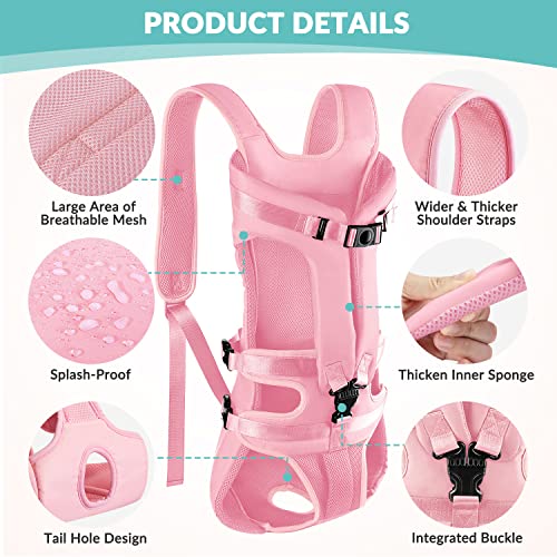 Dog Backpack Carrier (Pink)