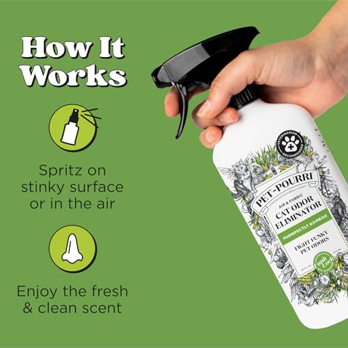 Pet Pourri Smell Ya Litter Cat Litter Deodorizer Spray (3.4 Fl Oz (Pack of 1))