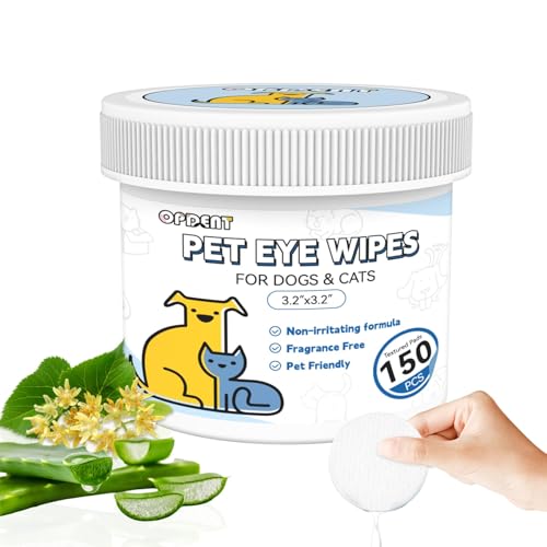 150Pcs Eyes Wipes for Dogs (3.2 L 150pcs)