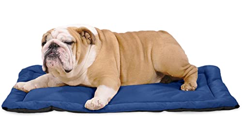 Tough Ripstop Dog Crate Pad (Medium (35" L x 22" W) / Blue Quartz)