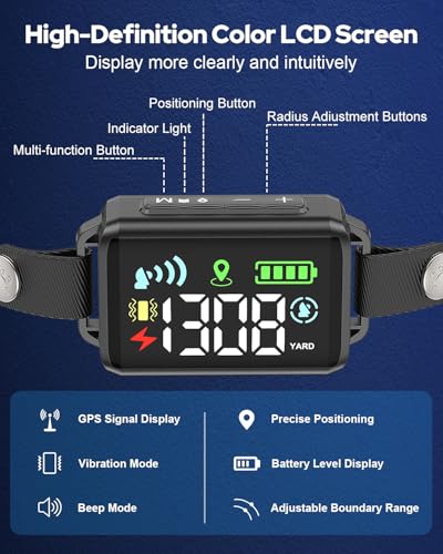 GPS Wireless Dog Fence System (Black)