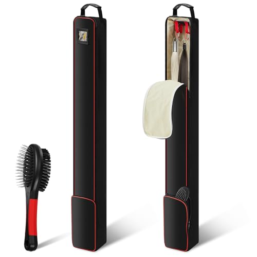 Fake Horse Tail Bag with Double Sided Comb Brush
