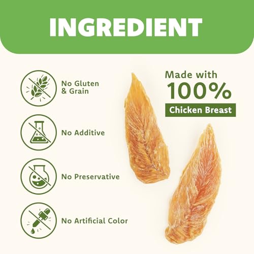 Dog Treats 100% Chicken Breast Jerky (14.1 Ounce (Pack of 1))