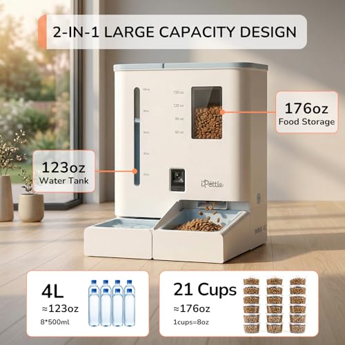 Camera Automatic Cat Feeder and Water Dispenser