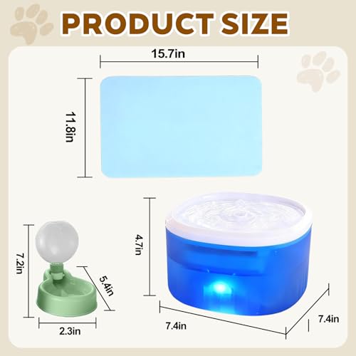 Cat Water Fountain (Blue)