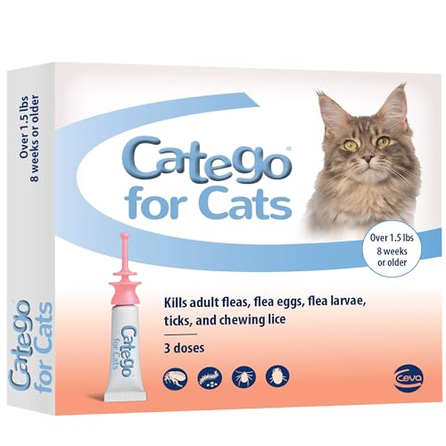 Flea and Tick Prevention for Cats (3-Month Supply)