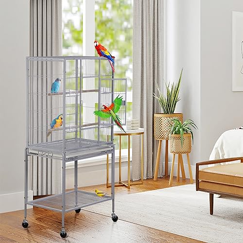 53 Inch Bird Cage (White)