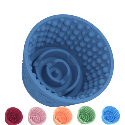 Dog Lick Bowl (S-M / Dark Blue)