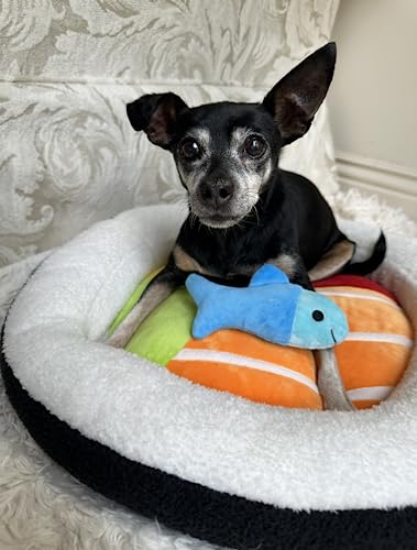 Soft Plush Small Cute and Cozy Food Dog Cat Bed (Sushi Roll)