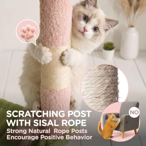 80 Inch Extra Large Flower Cat Tree w (Flower)