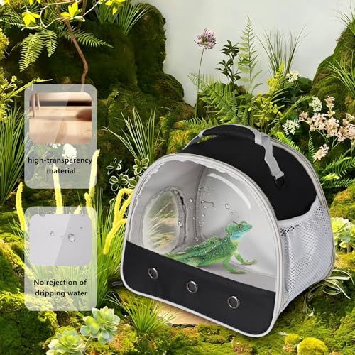 Bearded Dragon Travel Carrier (Black)