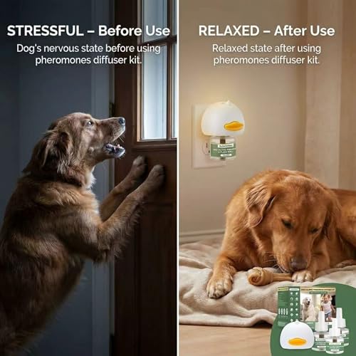 4 Pack Dog Calming Diffuser Kit (Duck Diffuser (with Light))