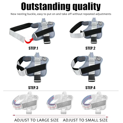 Dog Harness No (Small (Pack of 1) / Silver)
