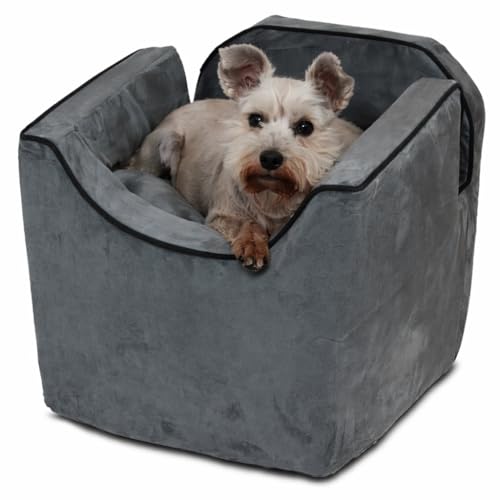 Luxury Lookout Pet Car Seat (Anthracite with Black / Small)