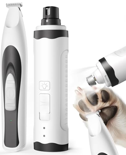 2 in 1 Dog Nail Grinder & Paw Trimmer Kit (2-in-1 Set)