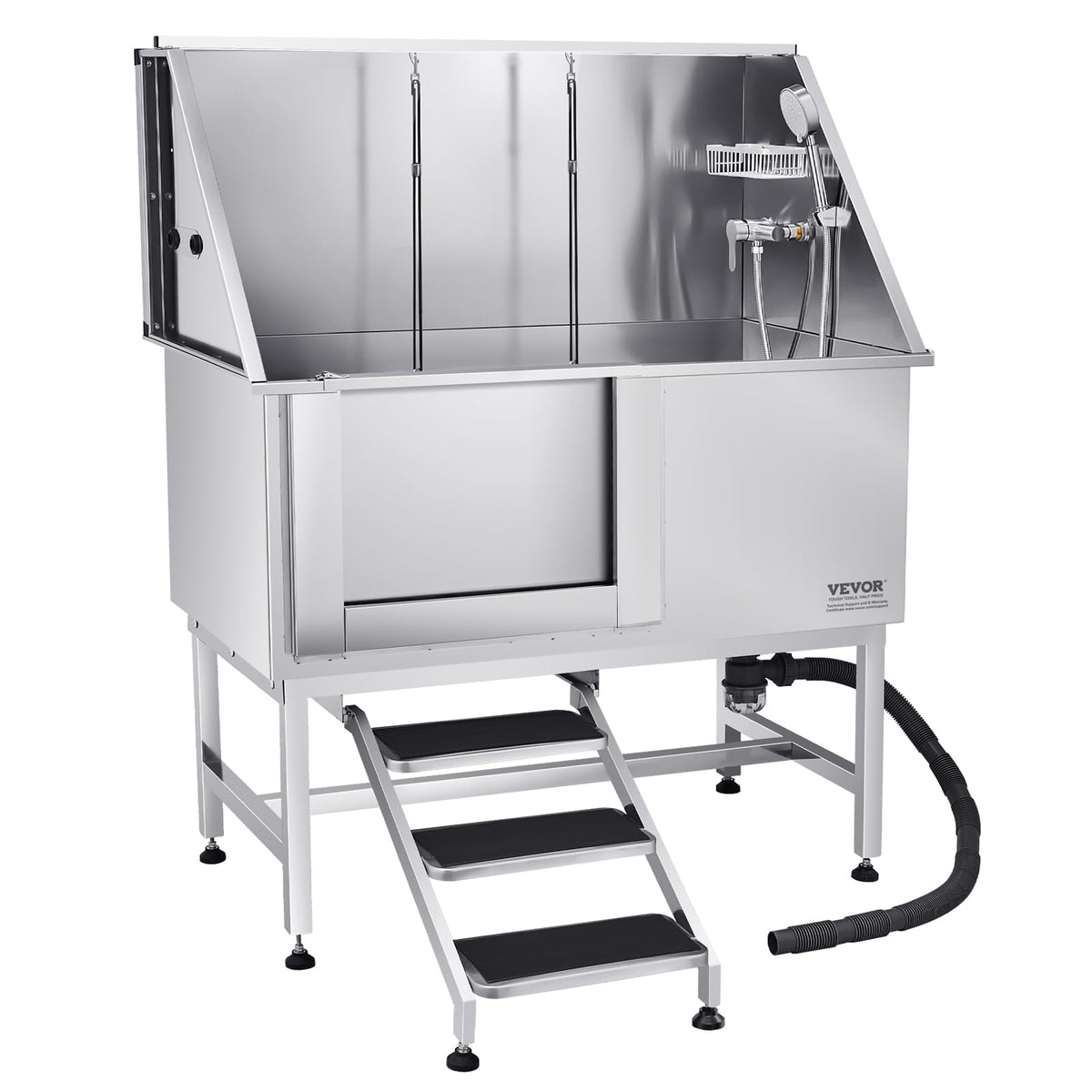 Stainless Steel Dog Washing Station (50 inch)