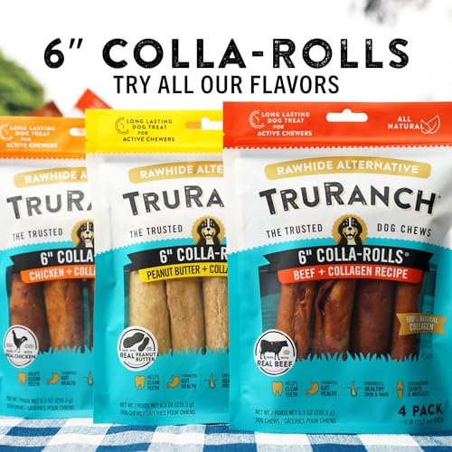 6" Collagen Rolls for Dogs