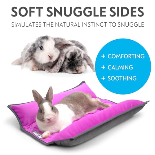 Snuggle Bunny Bolster Bed (Gray/Pink)