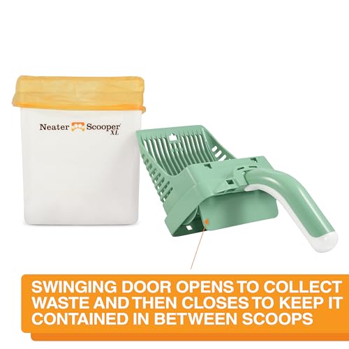 Neater Scooper XL Cat Litter Scoop (Green / XL - 15 Bags)