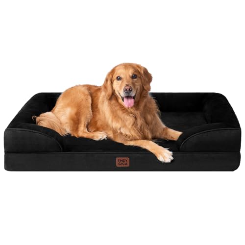 Orthopedic Extra Large Dog Bed (Black / 44.0"l X 32.0"w X 6.5"th)
