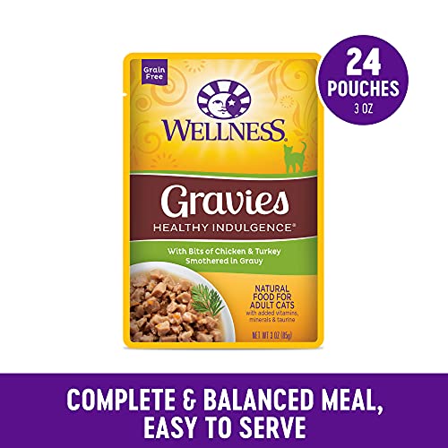 Healthy Indulgence Gravies Adult Wet Cat Food (6 Ounce (Pack of 12))