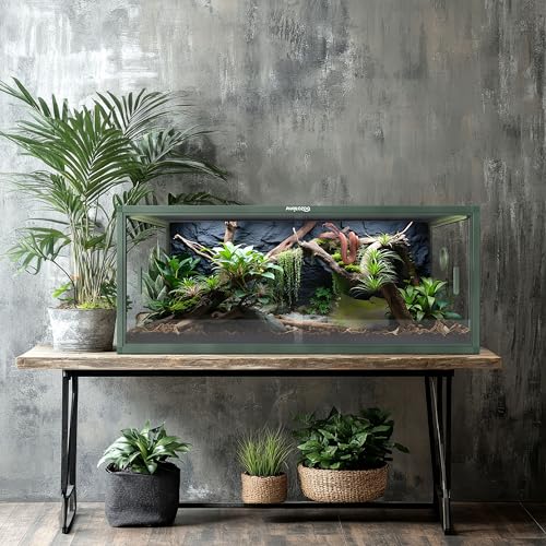 Lightweight Reptile Enclosure (Earthy Green / 85 Gallon)