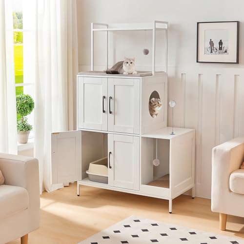 Litter Box Enclosure (White)