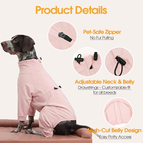 Recovery Suit for Medium Dogs (Pink / M)