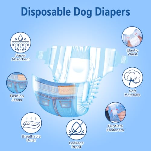 Dog Diapers Female (M)