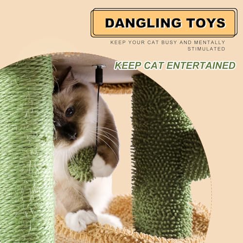 Cactus Cat Tree (38" / Cactus Green)