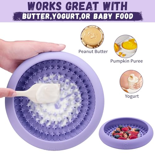 Dog Lick Bowl (Purple)