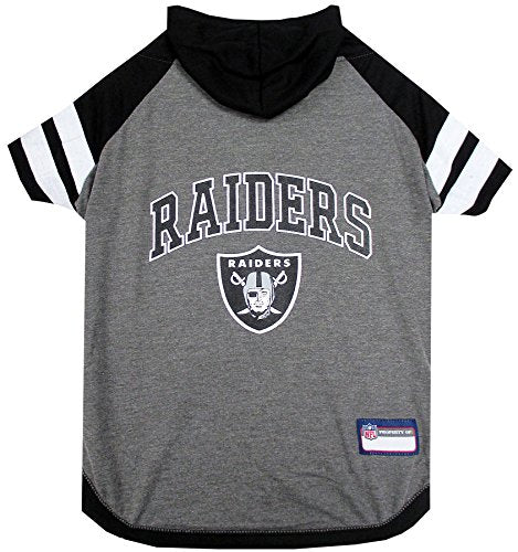 Raiders Hoodie Tee Shirt (X-Small / Oakland Raiders)