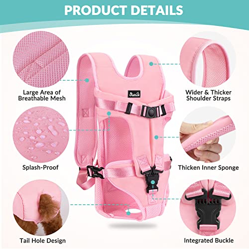 Dog Backpack Carrier (Pink)