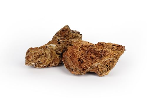 Maple Leaves Stone 18lb Natural Aquarium Rocks for Fish Tank Decor (14 Maple Leaves Stone(3-9 inches,18lbs))