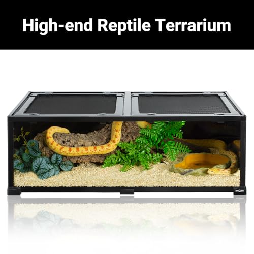 REPTIZOO 34 Gallon Glass Reptile Terrarium