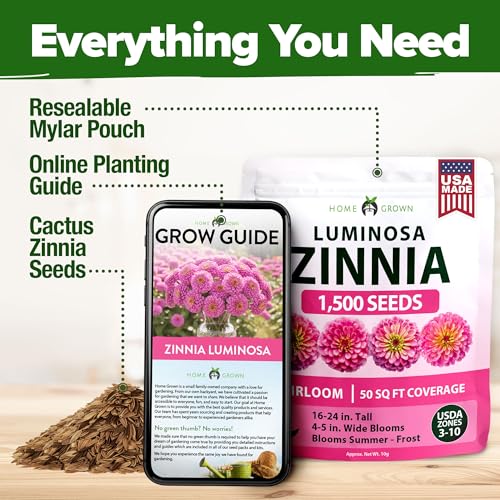 Zinnia Seeds Luminosa Pink