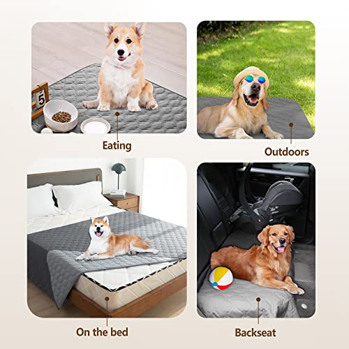 Waterproof Pet Couch Cover (30x80 Inch (Pack of 1) / Dark Grey/Light Grey)