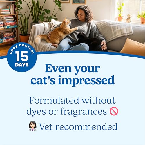 Advanced Simply Unscented Multi Cat Clumping Litter (New! Advanced Unscented / 18.5 lb (Pack of 2))