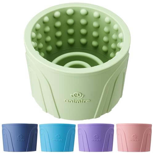 Dog Slow Feeder Lick Bowl (M-L / Green)