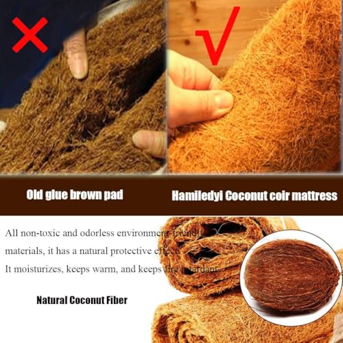 Reptile Carpet 118"L x 16"W Natural Coconut Fiber Tortoise Carpet (1 Pack/118 x 16 Inch)