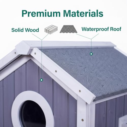 Outdoor Cat House (M Insulated Cat House)