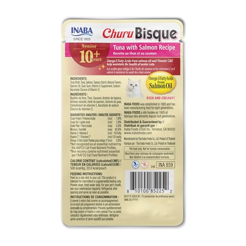 Churu Bisque for Cats Senior 10+ (1 Count (Pack of 12))
